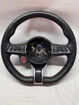 Alfa Romeo Stelvio Quadrifoglio Steering Wheel Heated Red Stitch 2020-2025. Fixed Price $325.00.