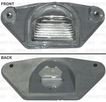 Gm License Plate / Spare Tire Light Assembly Rear Lamp Bezel Lens Repro 00912116. Fixed Price $12.00.