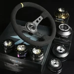 Nrg 141H Hub+gen 3.0 Quick RELEASE+3"DEEP Dish Steering Wheel Suede W/marking. Fixed Price $427.50.