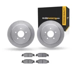 For Cadillac Sts 2005 Brake Rotor Set Rear Cast Iron Solid Plain Style. Fixed Price $208.59.