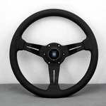 Nardi 330MM Steering Wheel Deep Corn Black Perforated Leather Type Horn. Fixed Price $562.05.