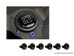 P2M For Superfly Titanium Steering Wheel Counter Sunk Bolt Set : Burnt Blue. Fixed Price $26.46.