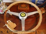 Ferrari 365 2+2 Nardi &c Steering Wheel Wood 41 Cm Hub Horn Button Nos. Fixed Price $3250.00.