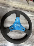 Sparco Racing Steering Wheel Suede. Fixed Price $149.99.