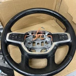 2019-2025 Ram 1500 Steering Wheel Heated W/controls 5YK683X7AG Black Leather Oem. Fixed Price $200.00.