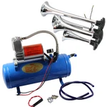 Air Horn 4 Trumpet Volt Compressor 3FT Hose 150 Db Train 125 Psi Kit Truck. Fixed Price $179.38.