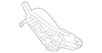 Genuine Mercedes-benz Molding Steering Wheel 099-464-87-04-65-2A17. Fixed Price $180.70.