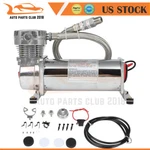 12V 200PSI Air Compressor Kit For Train Suspension 3/8" Npt. Fixed Price $108.32.