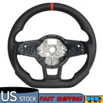 Full Leather Flat Sport Steering Wheel For 15+ Volkswagen Vw MK7/7.5 Golf Gti/r. Fixed Price $224.10.