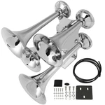 For Van Train Car Boat Semi Truck Air Horn With Electric Valve 4 Trumpet. Fixed Price $129.47.