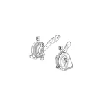 68421142AA Mopar Horn Kit For Jeep Grand Cherokee 2021. Fixed Price $60.75.