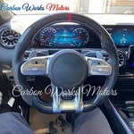 Real Carbon Fiber Steering Wheel For Mercedes-benz Amg A35 C63 S63 E53 Gle Gt. Fixed Price $296.35.
