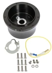 Billet Specialties Steering Wheel Hub Adapter Aluminum Black Anodized Chevy Ea. Fixed Price $115.94.