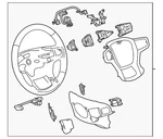 Genuine Gm Black Steering Wheel 84946345. Fixed Price $277.25.