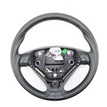 Volvo Oem Off Black 3 Spoke Leather Steering Wheel W/nav For V70 + S60 01-09. Fixed Price $44.10.
