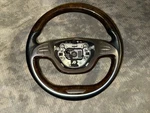 Oem Mercedes-benz S-class 2014-2017 W222 Wood / Black Leather Steering Wheel. Fixed Price $338.16.