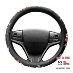 Finex Silicone 3D Molded Design - Checker Auto Car Steering Wheel Cover. Fixed Price $51.89.