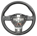 Leather Steering Wheel 10-14 Vw Golf Jetta Sportwagen MK6 5C0 419 091 Ak. Fixed Price $139.99.