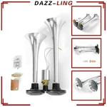Super Loud Dual Trumpet Train Air Horn Compressor Kit For Truck Rv Car Boat 12V. Fixed Price $27.88.