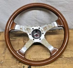 Vintage Personal Homolagated 350MM Wood Steering Wheel Fittipaldi Made Italy. Fixed Price $199.99.