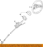 Chrysler Oem 18-23 Gladiator Wheel Trim-steering 6RN471X7AA. Fixed Price $167.44.