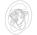 Genuine Nissan Steering Wheel 48430-9DJ1D. Fixed Price $2200.62.