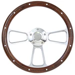 1970-1973 Gmc Pick Up Trucks Mahogany & Billet Steering Wheel + Adapter Kit. Fixed Price $258.43.