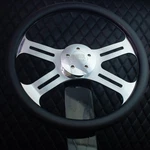 Forever Sharp 18" Steering Wheel Big Rig Black Vinyl Ken W900 & Pete 320-389 T04. Fixed Price $208.00.