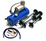 Air Horn 4 Trumpet Volt Compressor + Hose 150 Db Train 120 Psi Kit Truck. Fixed Price $115.12.