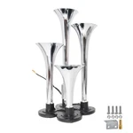 Labwork 150 DB4 Horns Kit Quad Trumpet Air Train Semi Truck Boat Rv. Fixed Price $22.58.