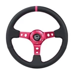 Nrg RST-006FH Deep Dish Steering Wheel With Hole Spoke Fuschia. Fixed Price $147.40.