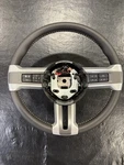 2013-2014 Ford Mustang Gt Leather Steering Wheel Oem Black Silver. Fixed Price $379.99.