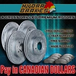 Fits 2003 2004 2005 Nissan Murano Drilled Brake Rotors Ceramic Slv. Fixed Price $307.53.