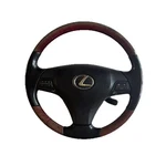 06-11 Lexus GS350 Cherry Wood Black Steering Wheel Full Assembly Oem. Fixed Price $94.00.