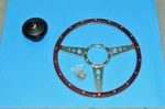 New 15" Laminated Wood Steering Wheel & Hub Adaptor Triumph TR4A TR6. Fixed Price $299.95.
