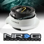Nrg SRK-250BK-WT Black/white 6-HOLE Steering Wheel Gen 2.5 Quick Release Adapter. Fixed Price $140.00.