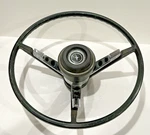 Original Ford Mustang 1960'S Steering Wheel W/ 3-SPOKE Center Horn. Fixed Price $125.00.