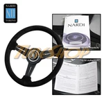 Italy Nardi Classic 330MM Steering Wheel Black Suede Blk Spoke Stiching. Fixed Price $449.95.