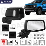 Gloss Black Mirror Heated Temp Sensor Pair For 2019-2024 Chevy Silverado 1500. Fixed Price $187.97.