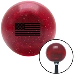 Black American Flag Red Metal Flake Knob W/ M16X1.5 Insert Shifter Auto. Fixed Price $89.95.