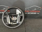 10-12 Lincoln Mks Black Leather Wrapped Steering Wheel W/wood Trim. Fixed Price $150.00.
