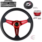 Red 14IN Steering Wheel+quick Release+hub Adapter 160H For Mazda Miata RX-7 MX-3. Fixed Price $80.88.