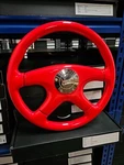 Raptor 15" Red Wood Grain Steering Wheel. Fixed Price $119.50.
