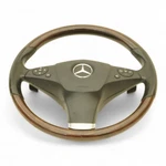 10-11 Mercedes E350 E550 C207 Steering Shift Paddle Leathr Wood A2074601003. Fixed Price $367.49.