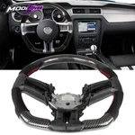 Fits 2010-2014 Mustang Steering Wheel W/red Stitching Alcantara Carbon Fiber Cf. Fixed Price $329.99.