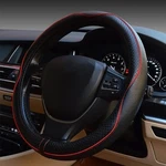 Universal Car Steering Wheel Cover, Anti-slip Leather Spor. Fixed Price $19.99.