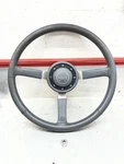 84-96 Jeep Cherokee Xj Yj Wrangler Gray Leather Steering Wheel Horn Button Oem. Fixed Price $174.95.
