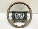 97-03 Jaguar X100 Xkr XJ8 Steering Wheel W/ Switches Beige HJB-9181DB-AEK Oem. Fixed Price $126.00.