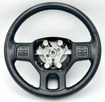 2013-2024 Ram Classic 1500 2500 3500 Oem Leather Steering Wheel Black 4TH Gen. Fixed Price $420.00.