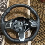 Fiat 500 Abarth Black Leather Steering Wheel Red Stitching Oem 2012-2018. Fixed Price $105.00.